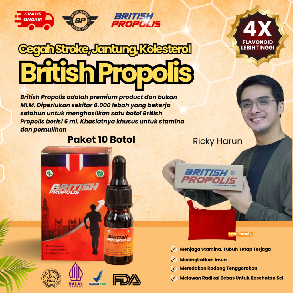 British Propolis Paket 10 Botol