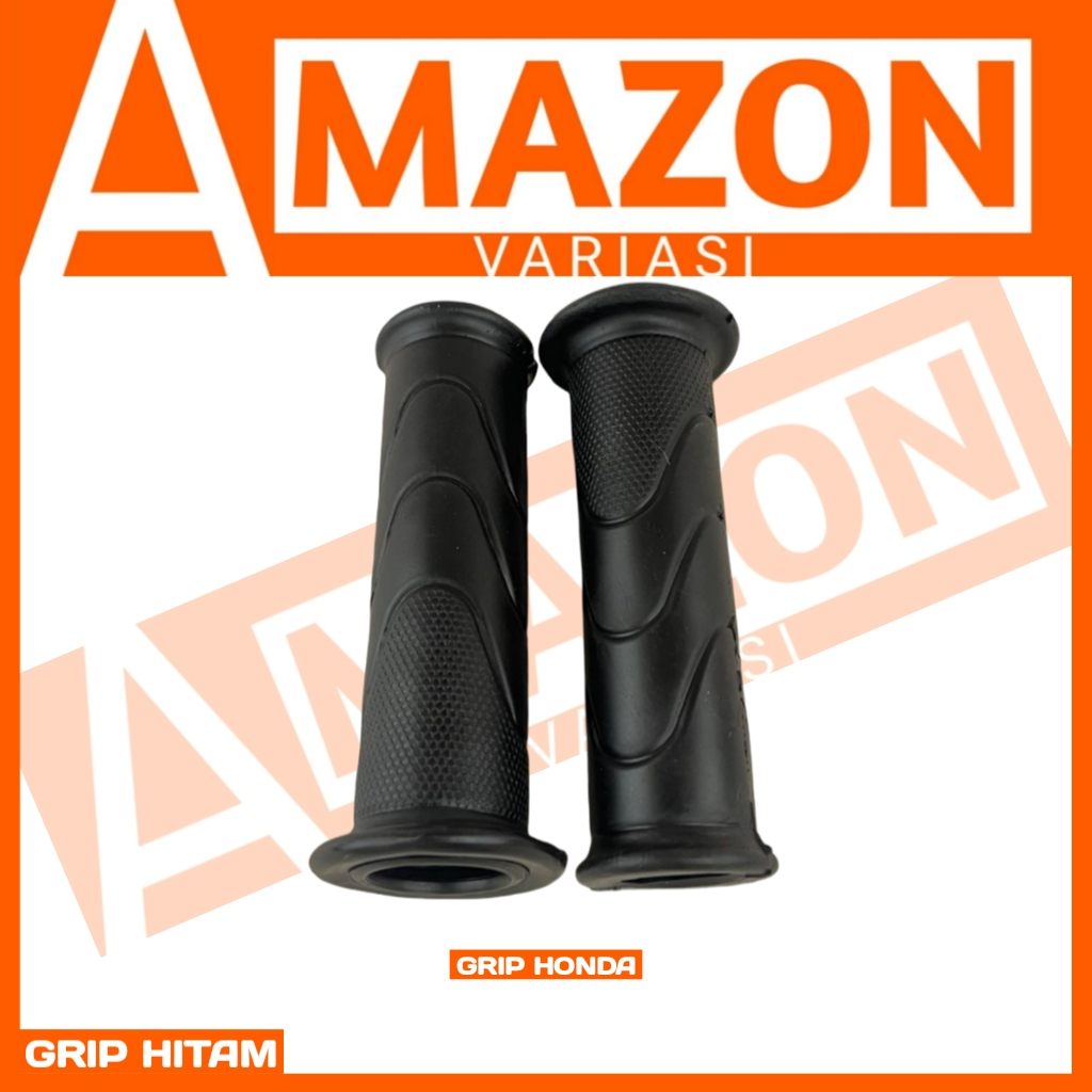 HANDGRIP HONDA GRIP HONDA+JALU STANG PCX CHROME SET KANAN KIRI VARIASI MOTOR BEAT SCOOPY MIO NMAX