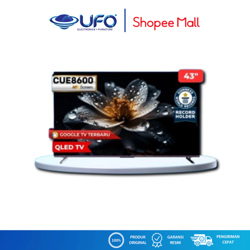 Coocaa 43 Inch Smart Google QLED TV 4K UHD 43CUE8600