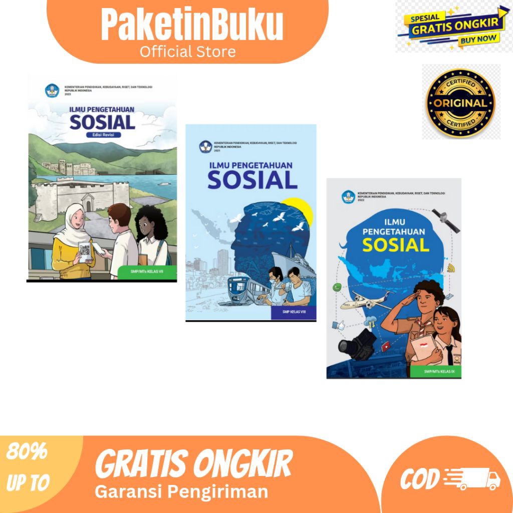BUKU IPS KELAS 7.8.9 SMP KURIKULUM MERDEKA / DIKNAS IPS EDISI REVISI KELAS 7 8 9