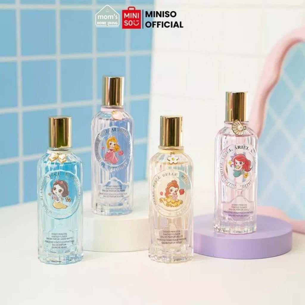 Miniso x Disney Princess Parfum Wanita EDP Perfum Fantasy Flower Eau de Parfum 60ml