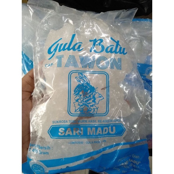 

Gula Batu Putih Cap Gajah 250gr Khas Cirebon