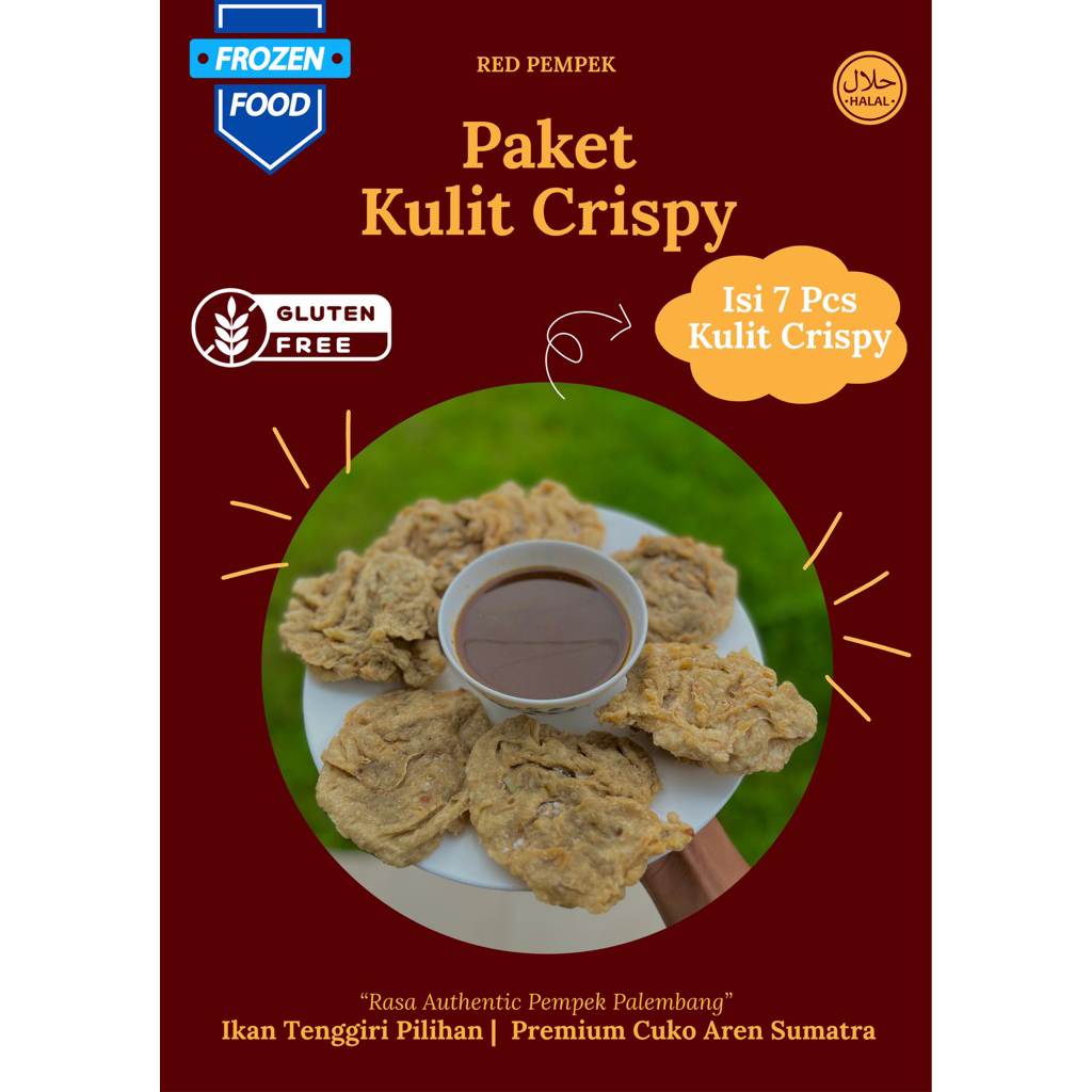 

Red Pempek – Paket Kulit Crispy | Pempek Ikan Tenggiri Asli Gluten-Free + Cuko Aren