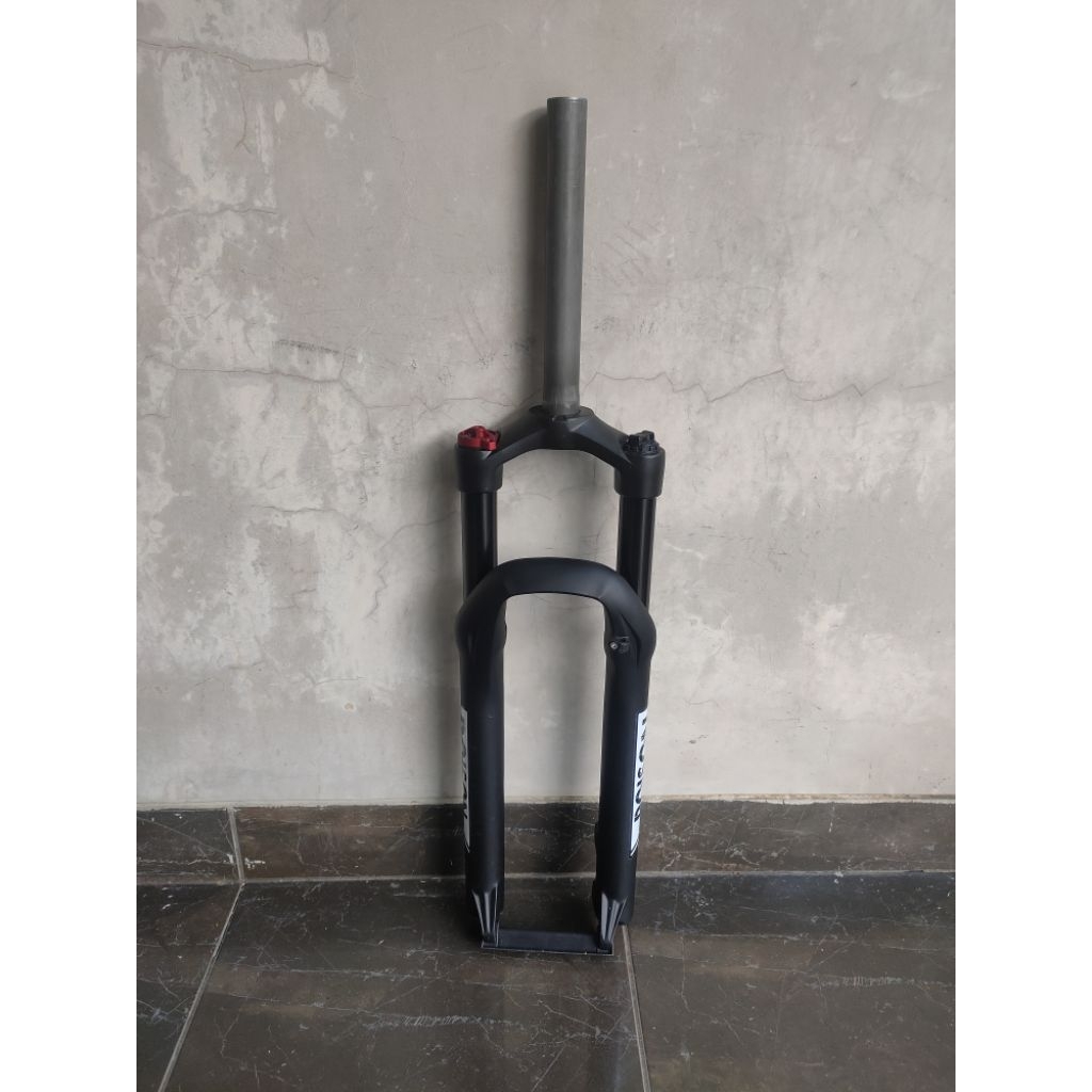 fork garpu sepeda mtb 27.5 POISON disc brake lock travel 120