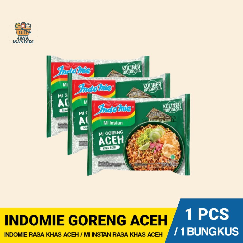 

Indomie Mi Goreng Aceh – Rasa Pedas Gurih – 1 Pcs / 1 Bungkus