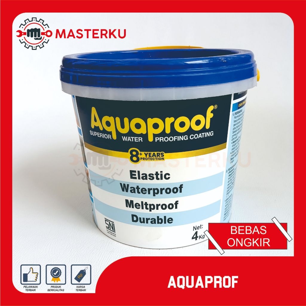 AQUAPROOF 4 KG /ANTI REMBES AQUAPROOF/AQUAPROOF ANTI BOCOR/CAT PELAPIS ANTI BOCOR