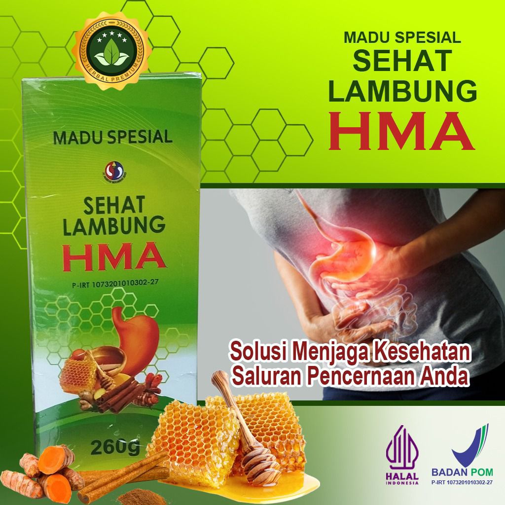 

Herbal Premium - Madu Sehat Lambung - HMA - Solusi Masalah Lambung, Magh, Tipes, Gerd dan Menambah Nafsu Makan - 260 Gram