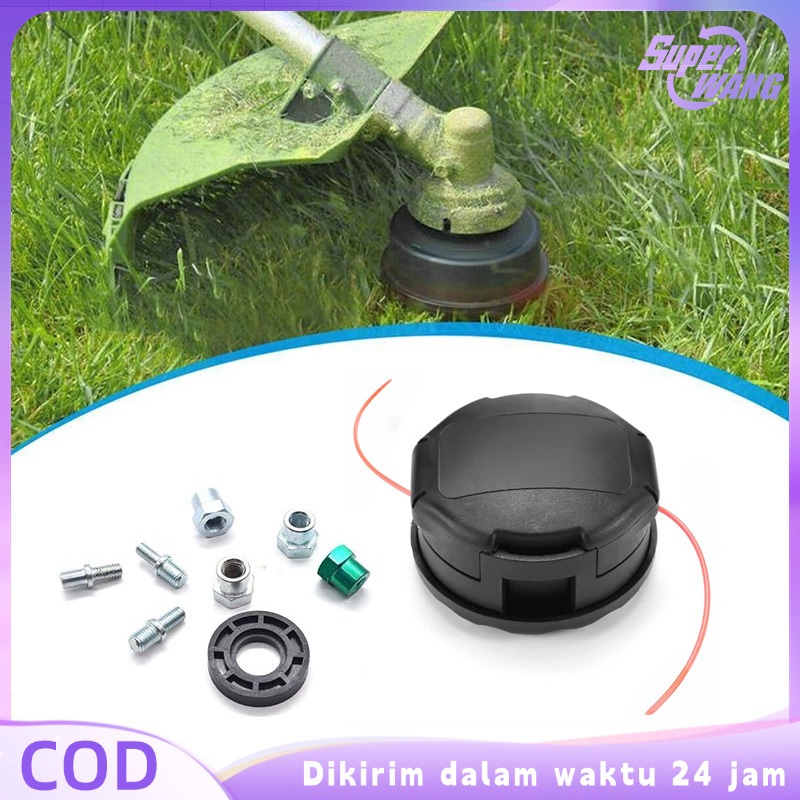 1set Trimer Head Potong Rumput Tali Mesin Pemotong Rumput Head Mesin Potong Rumput Pisau Mesin Poton