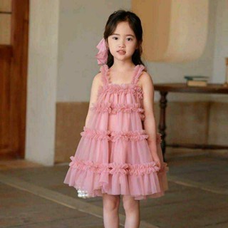 Dress Cewek Baju Pesta Kids Bisa Cod 10-14 Th Gaun Anakanak Driss Mewah Ulang Tahun Mididress 12Thn 
