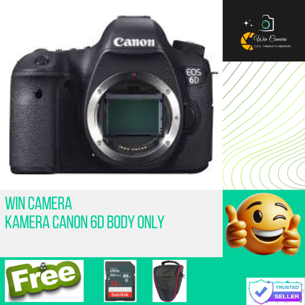 Kamera Canon 6D Body Only / Camera Canon / Kamera DSLR / Camera DSLR
