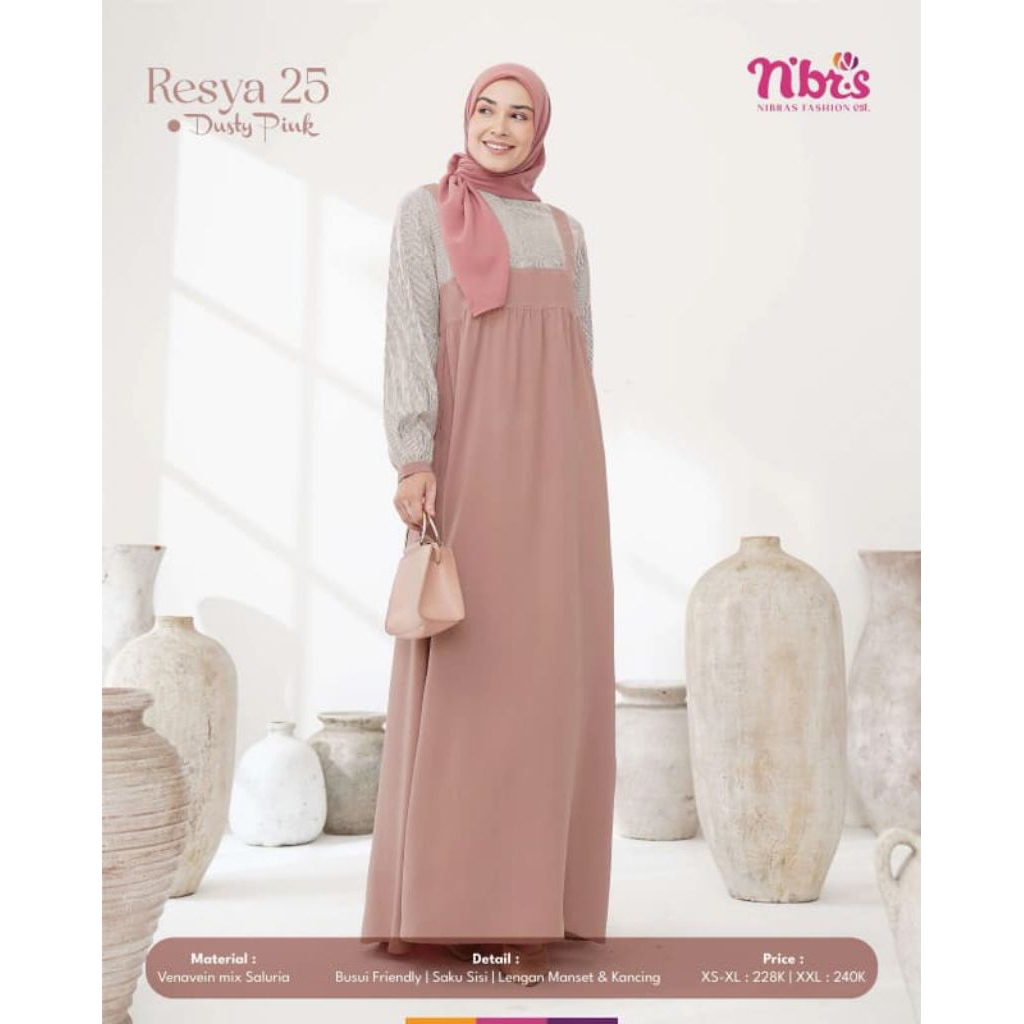 RESYA 25 GAMIS NIBRAS PROMO MURAH