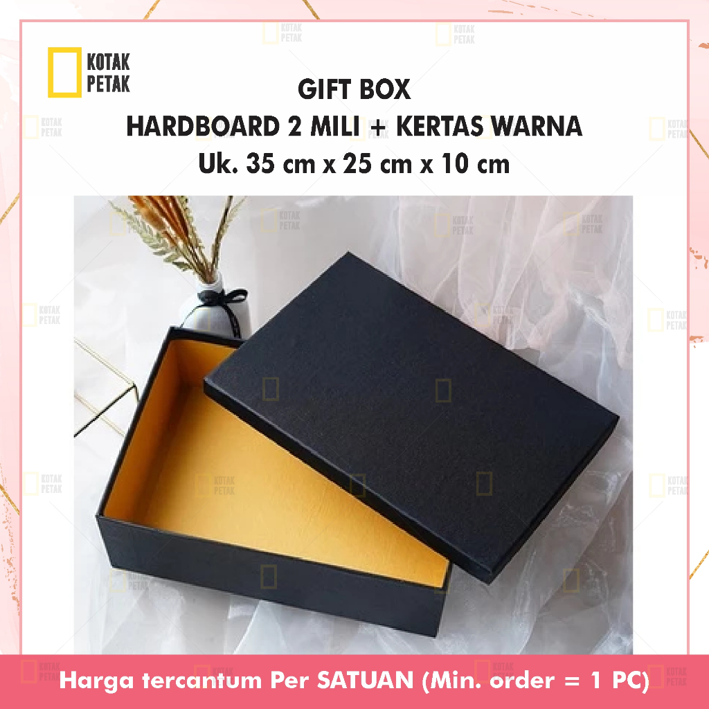 

Giftbox 35 x 25 x 10 / hampers box / hardbox souvenir / KOTAK BAGUS / hard box kado / kotak hampers
