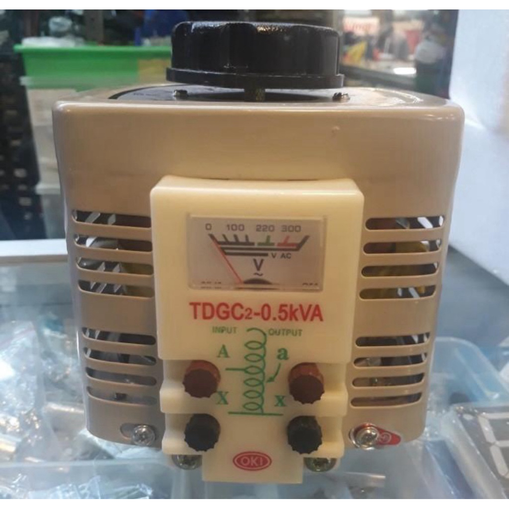 Transformer Slide Regulator OKI TDGC2 500Va Transformer Slide Regulator OKI TDGC2 500Va