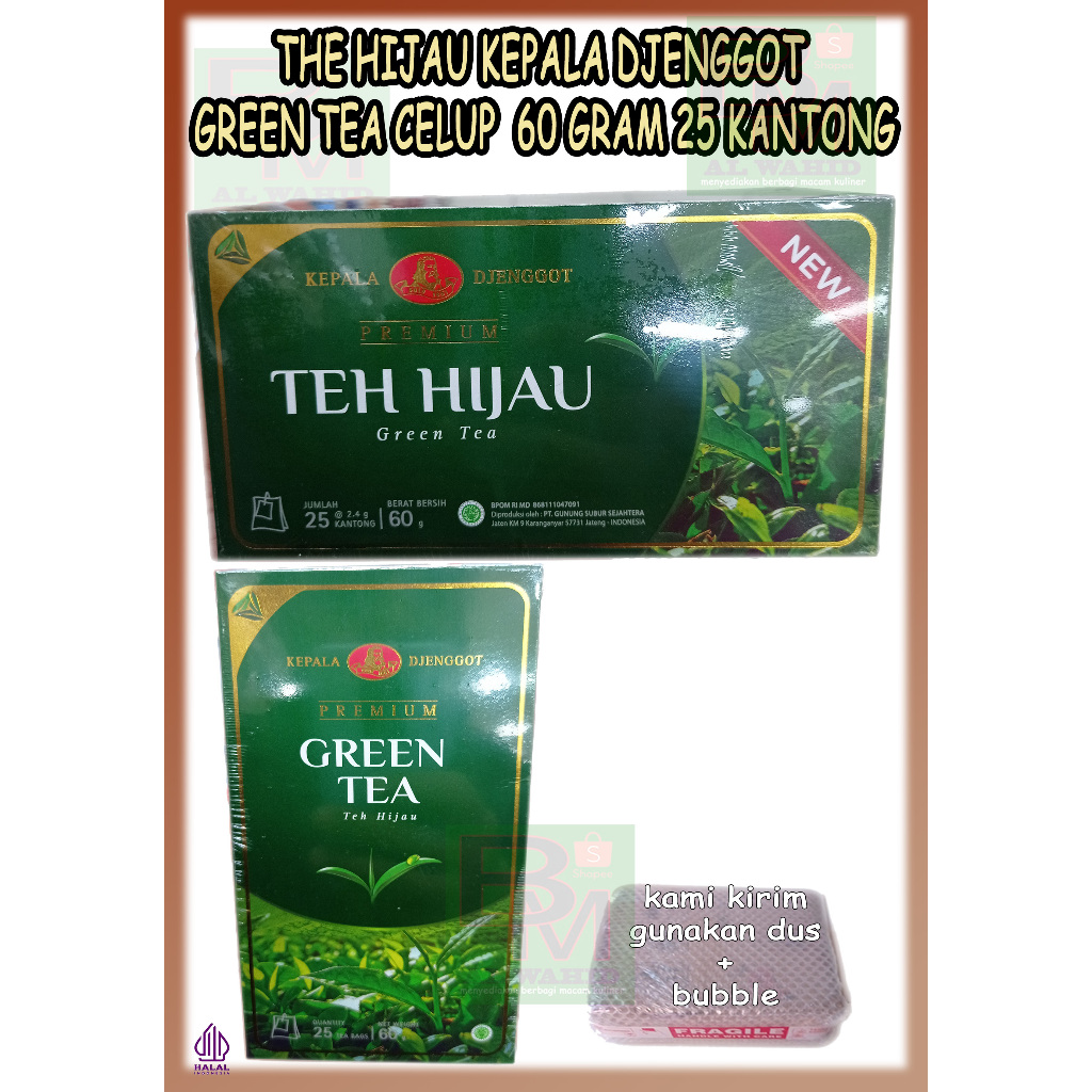 

Djenggot Teh Hijau Premium Green Tea Celup 60 Gram 25 Kantong