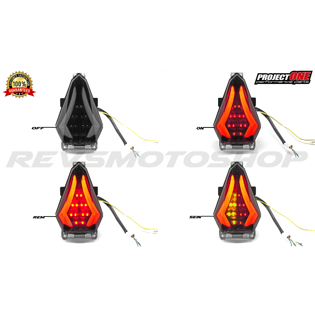 STOPLAMP 3IN1 PROJECTONE YAMAHA YZF R6 2008-2015