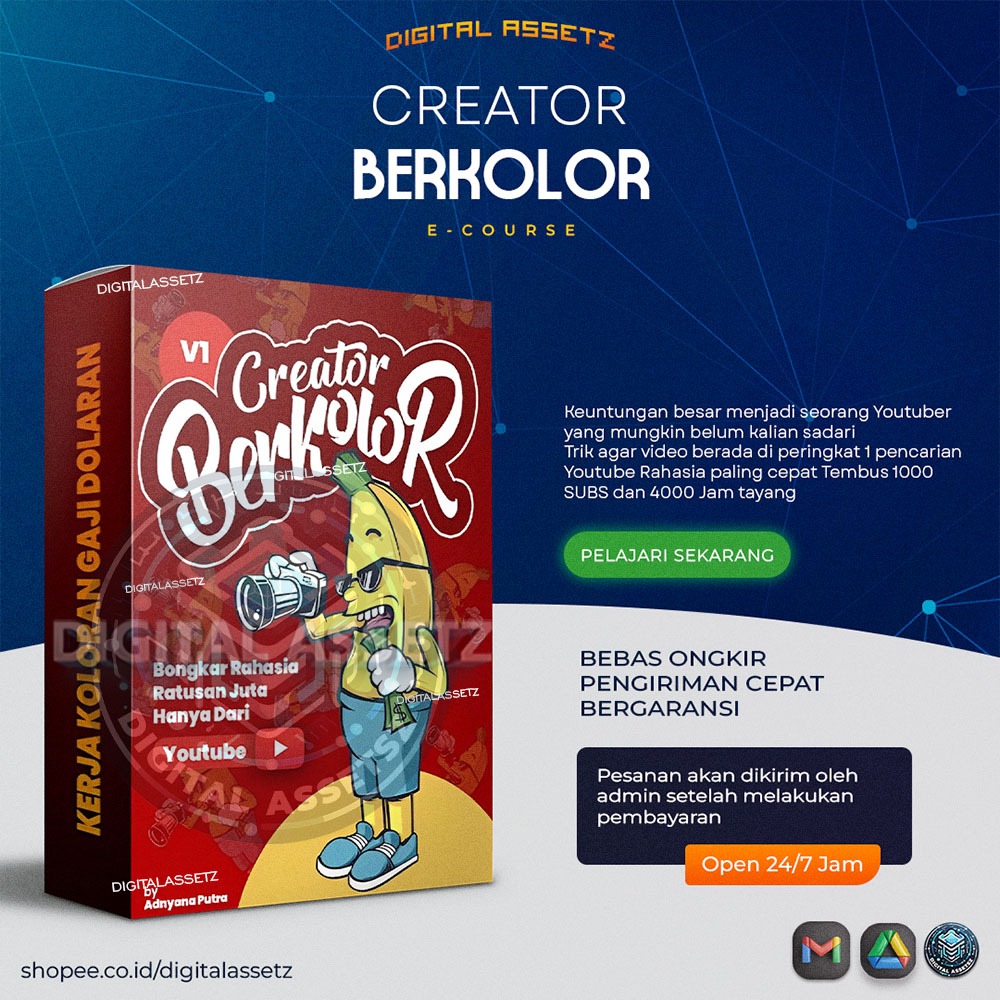[EC05] KREATOR YOUTUBE BERKOLOR - Kerja di Rumahan Gaji Dolaran