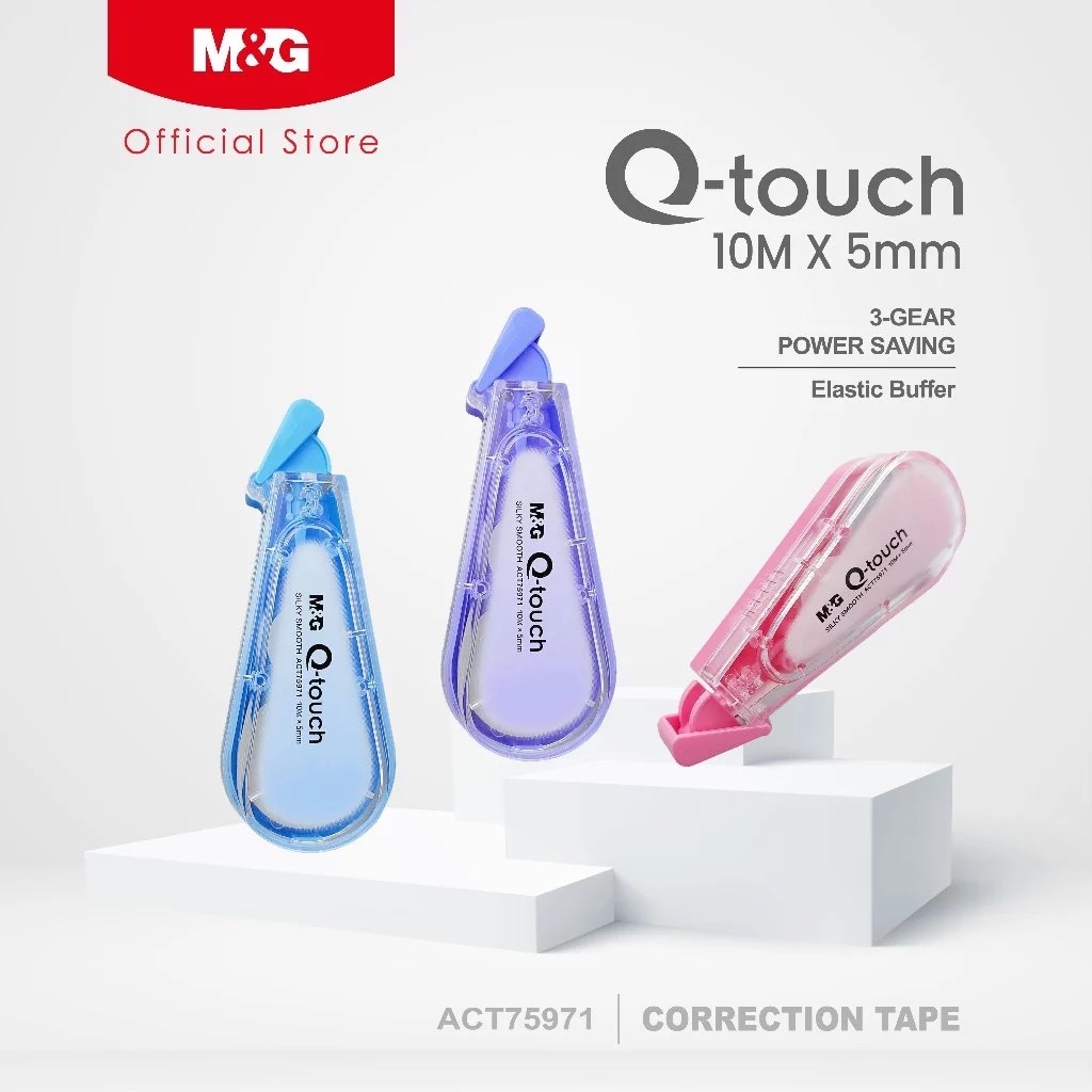 

M&G Correction Tape QTOUCH 10Mx5mm / Tipe Ex ACT75971