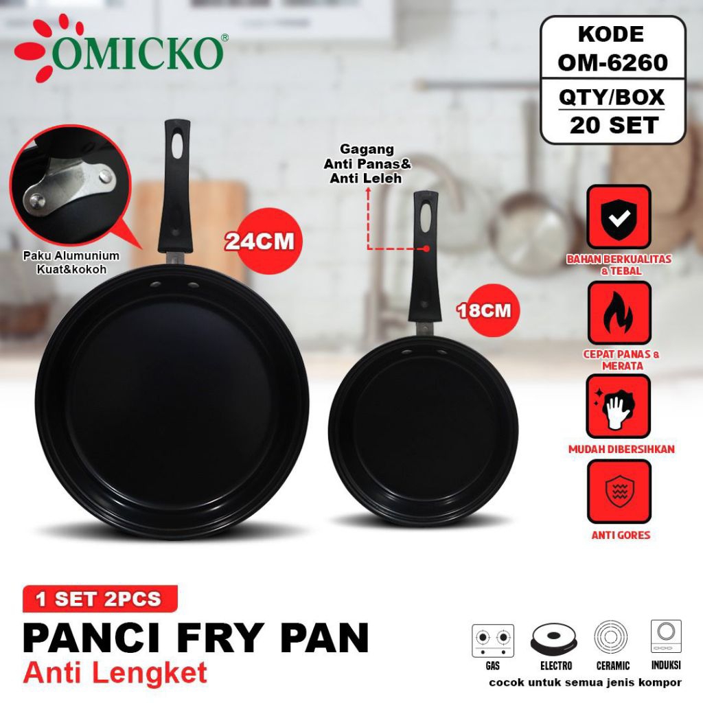 ZUKOSHOPCIANJU - Panci Fry Pan Anti Lengket