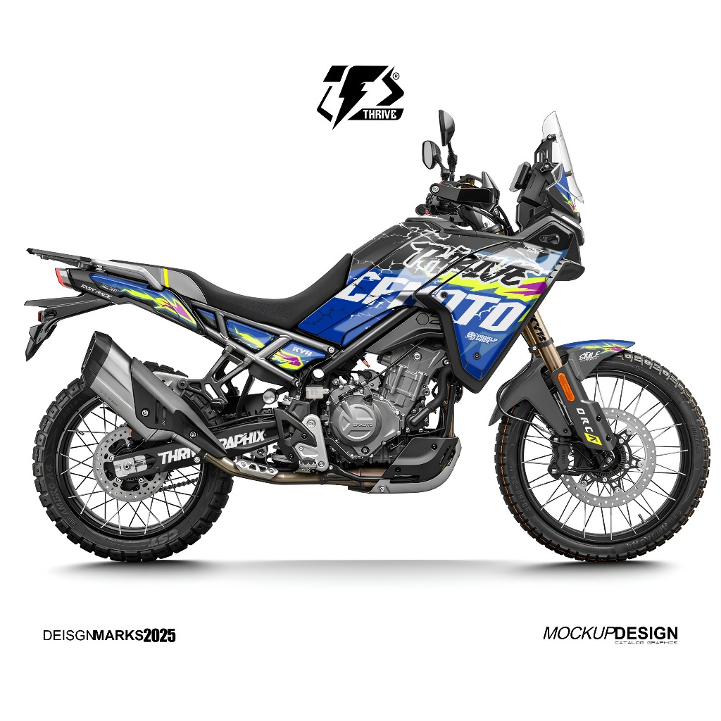 DECAL KIT CFMoto 450 MT PREMIUM TRAIL SUPERMOTO FULL BODY