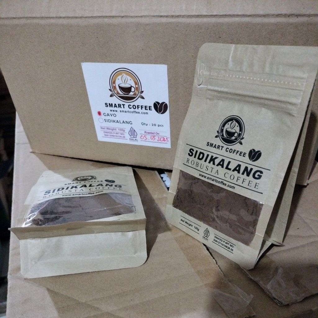 

Coffee Bubuk Smart Sidikalang Satuan 100gram