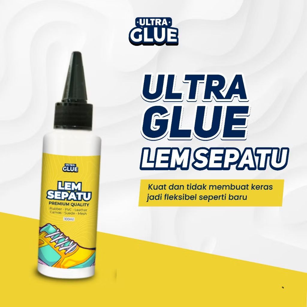 

Ultra Glue _ Lem Sepatu Super kuat Glue dan kuning