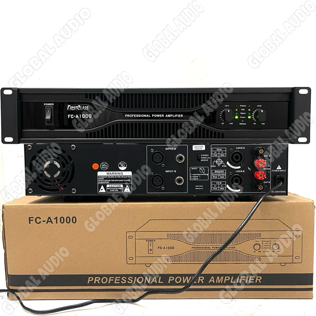 Power Amplifier FirstClass FC A 1000 Original Profesional Power Firstclass Fca 1000 Fca1000 ( Bisa C