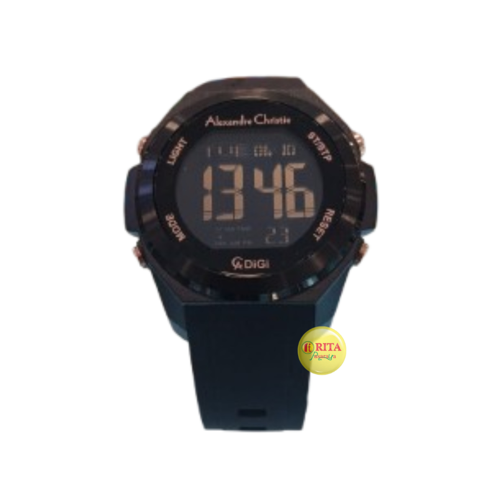 Alexandre Christie Jam Tangan Pria Digital Original