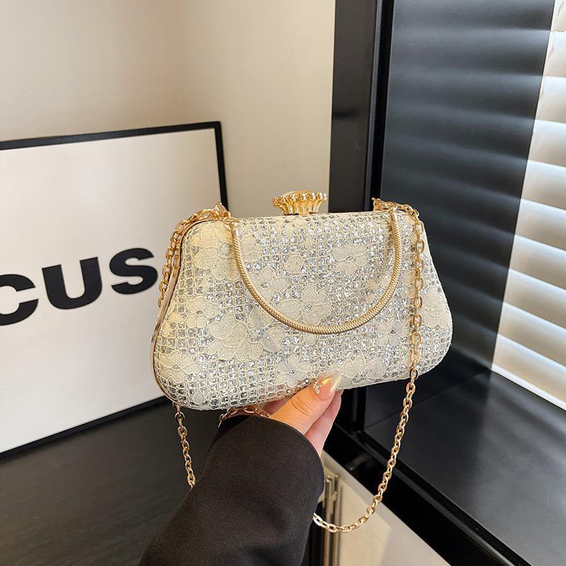 MARDIBAG IMPORT - GT2203 Clutch Wanita Mewah Import Premium Tas Pesta Elegan Tali Rantai Tas Nikahan