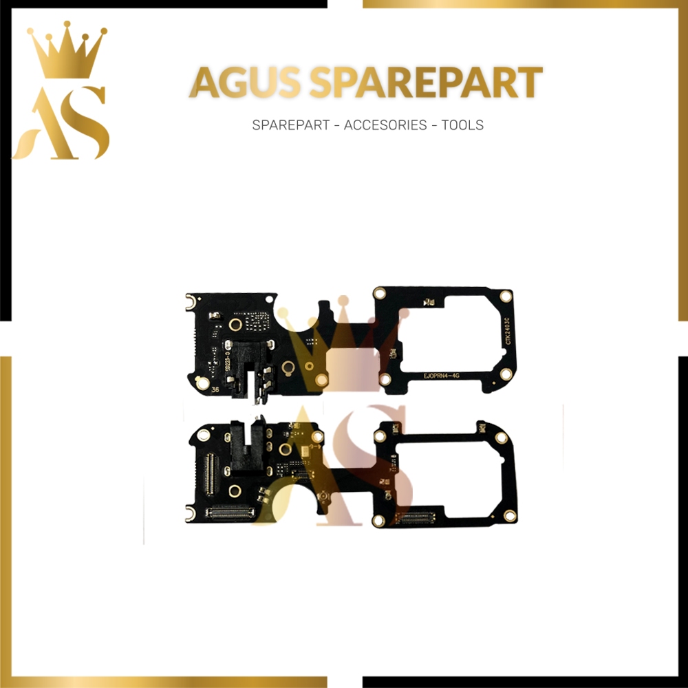 FLEXIBEL OPPO RENO 4 (4G) + CONNECTOR HANDSFREE + MIC ORI