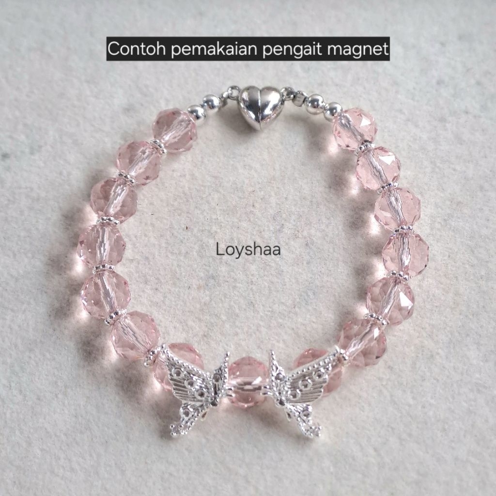 Pengait gelang magnet | pengait kalung magnet | Konektor kalung magnet | Konektor gelang magnet | Ge