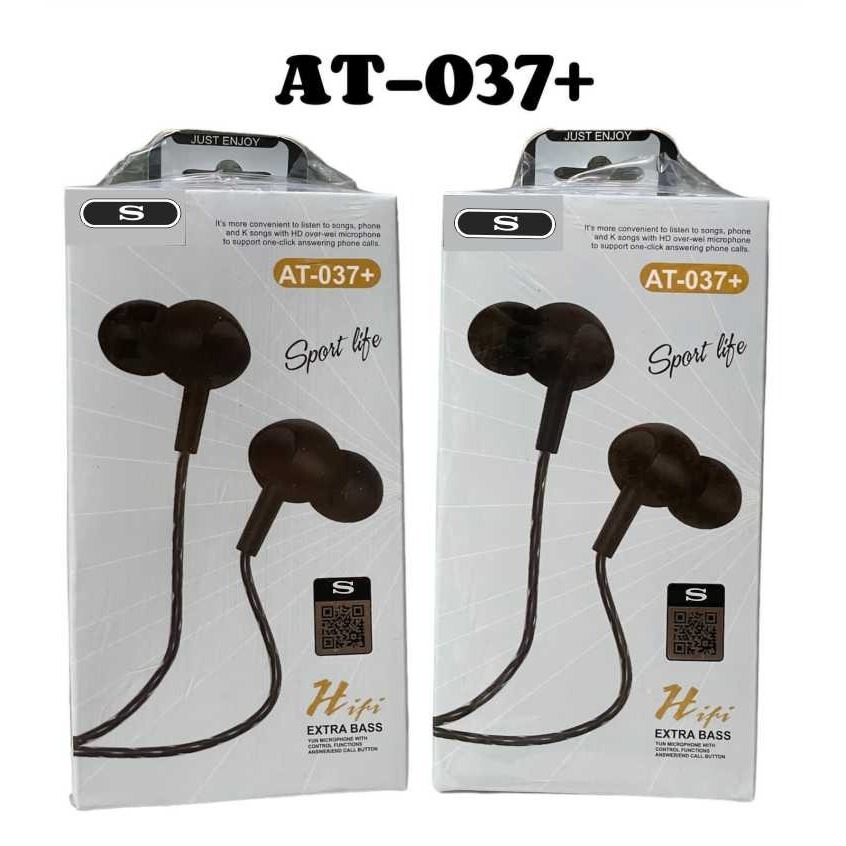 HILP Mdr At-037+ / At037 Plus Handset / Headset H/F / Hifi Handsfree Earphone S. Mdr