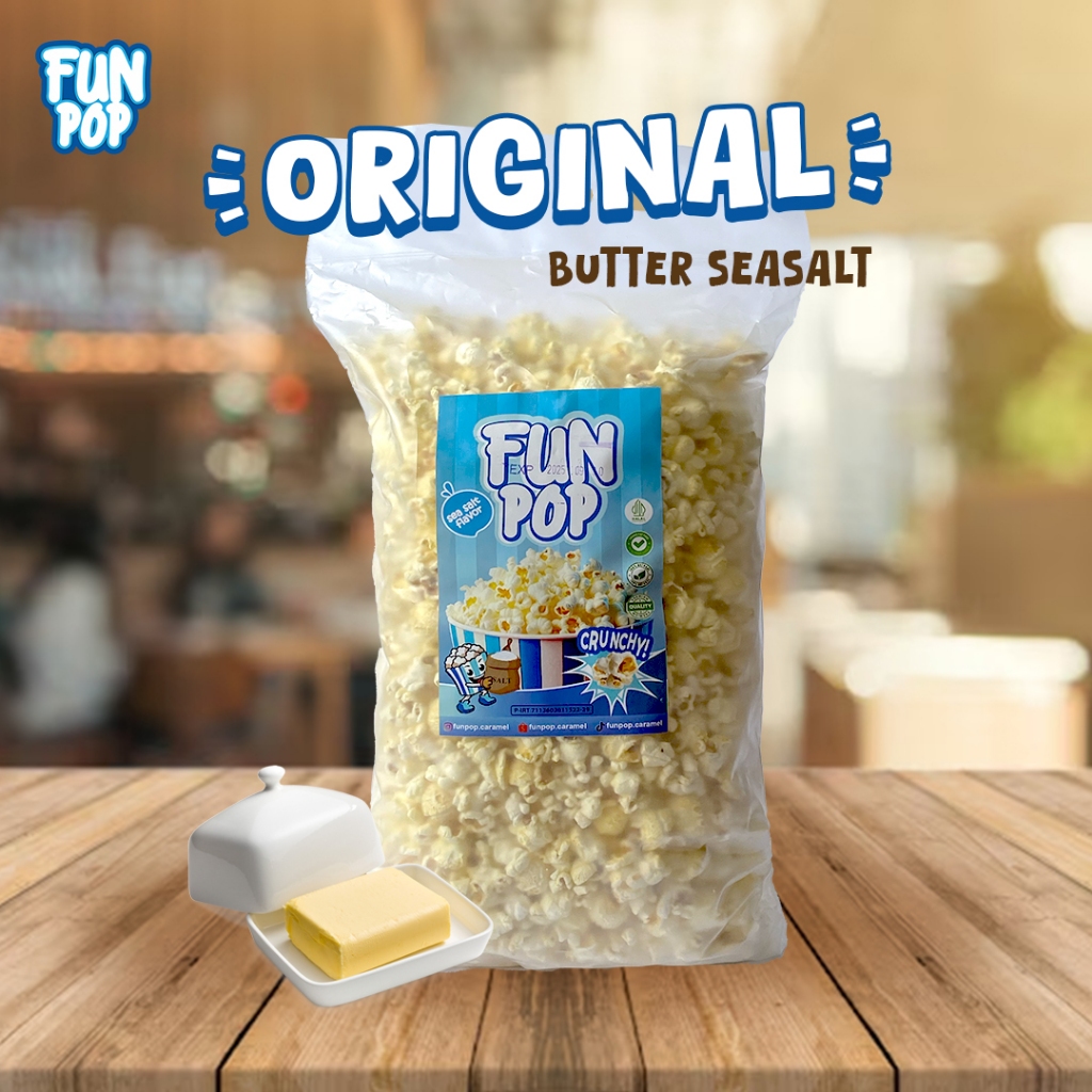 

Funpop Popcorn – Butter Sea Salt
