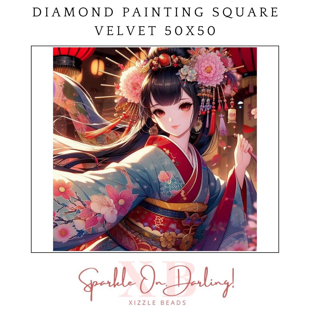 Xizzle Beads Diamond Painting Velvet Square 50x50