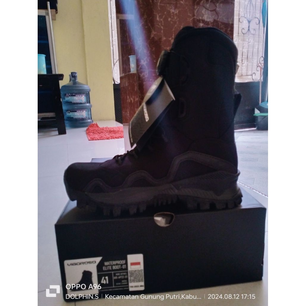 sepatu PDL VIGOROSO tali putar jatah TNI