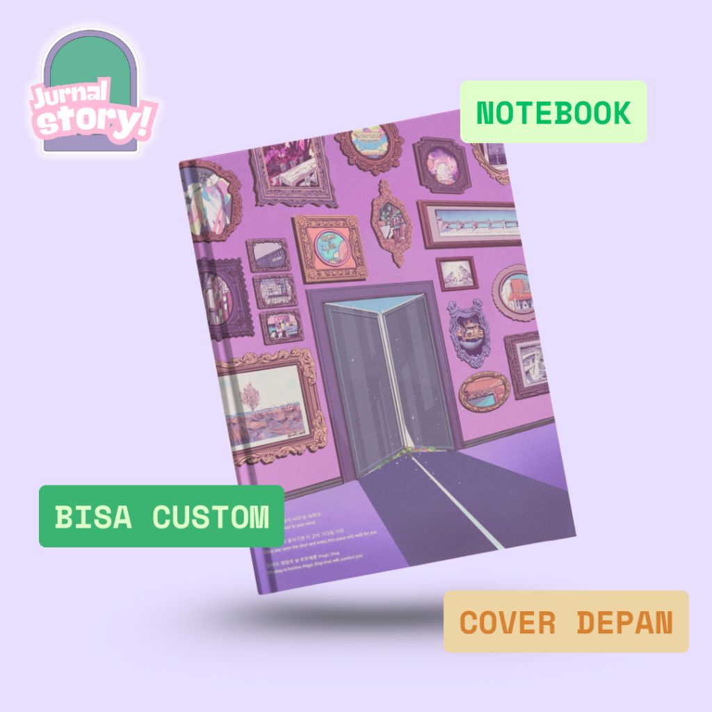 

Buku Tulis Catatan 002 BTS Full Member A Hardcover A5 Notebook Agenda Planer Jurnal Notes