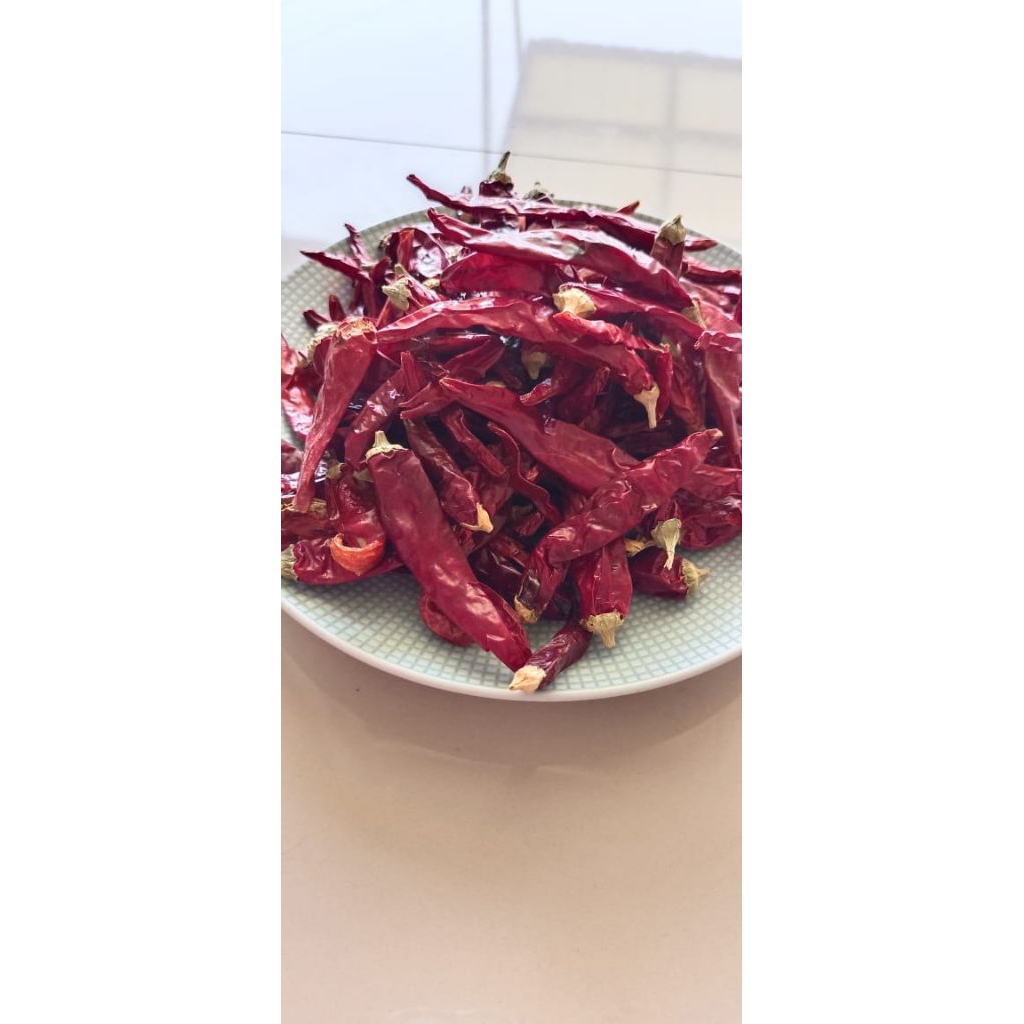 

Cabe Kering Teja 1Kg Super Pedas - Cabai Rawit Kering Teja Merah Murah - Sambal Extra Pedas