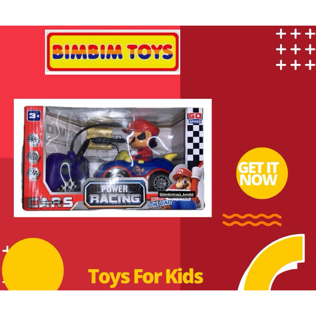 MAINAN MOBIL REMOTE RC MARIO 303-13, MOBIL REMOT MARIO