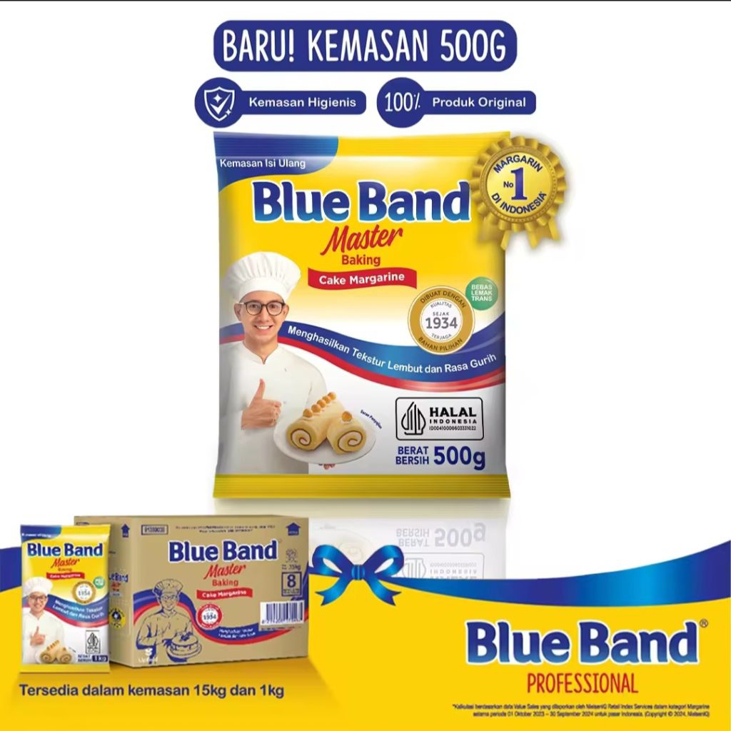 

Blue Band Master Cake Margarine Pouch 500gr