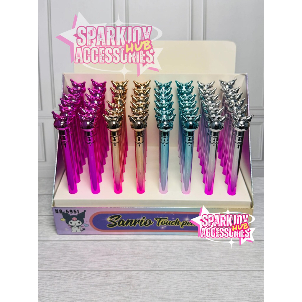 

[ PREMIUM ] Pulpen Stylus Karakter Sanrio Metalik Touch Pen, Import China - Warna Glossy Elegan
