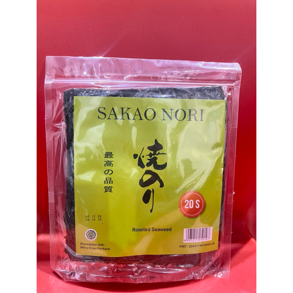 Nori Sushi 20 lembar Nori rumput laut sushi nori sakao seaweed rumput laut bento termurah dry seawee