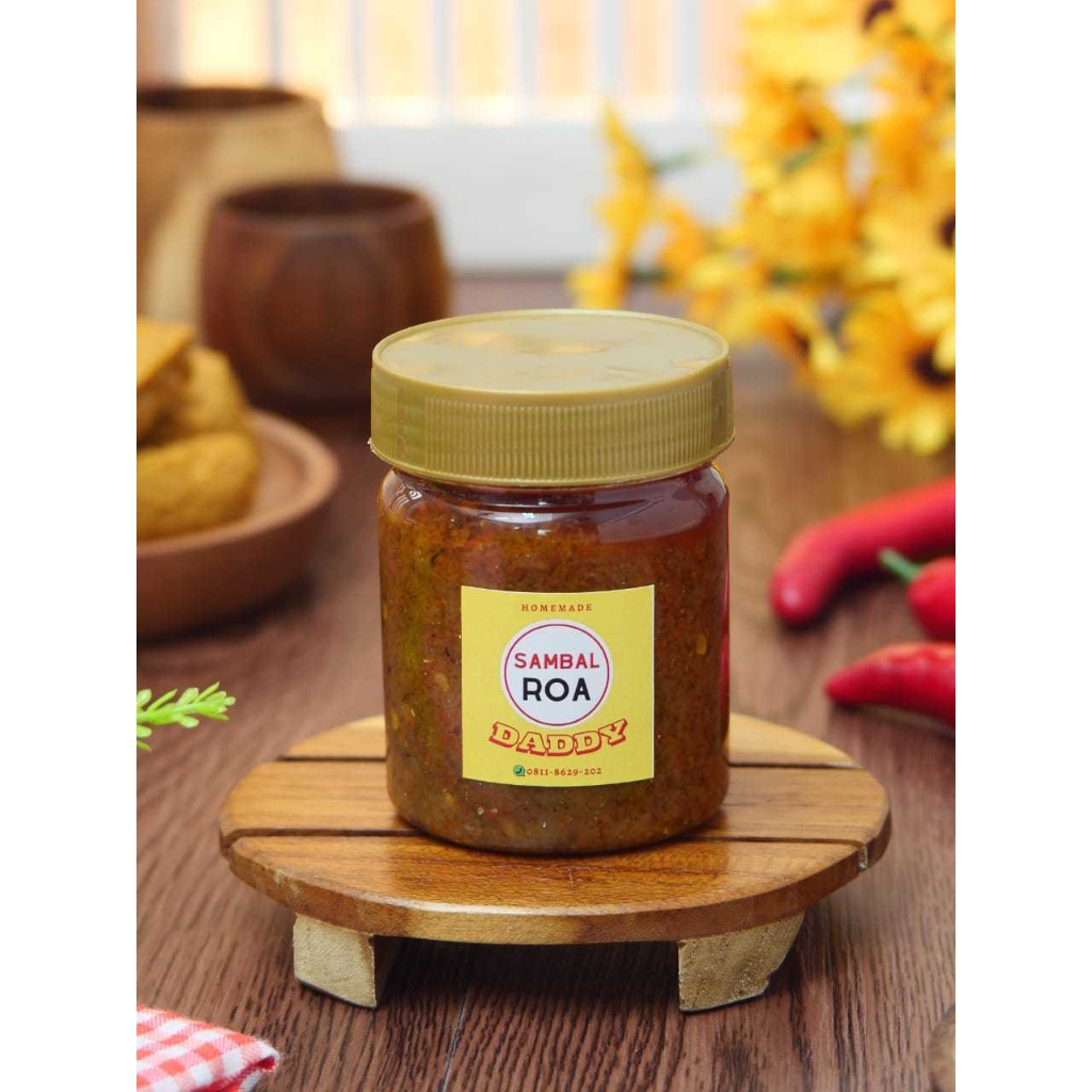 

SAMBAL IKAN ROA ASAP DADDY KHAS MANADO ENAK DAN PEDAS TOPLES 125 GRAM TANPA PENGAWET BY MADAM CANINA
