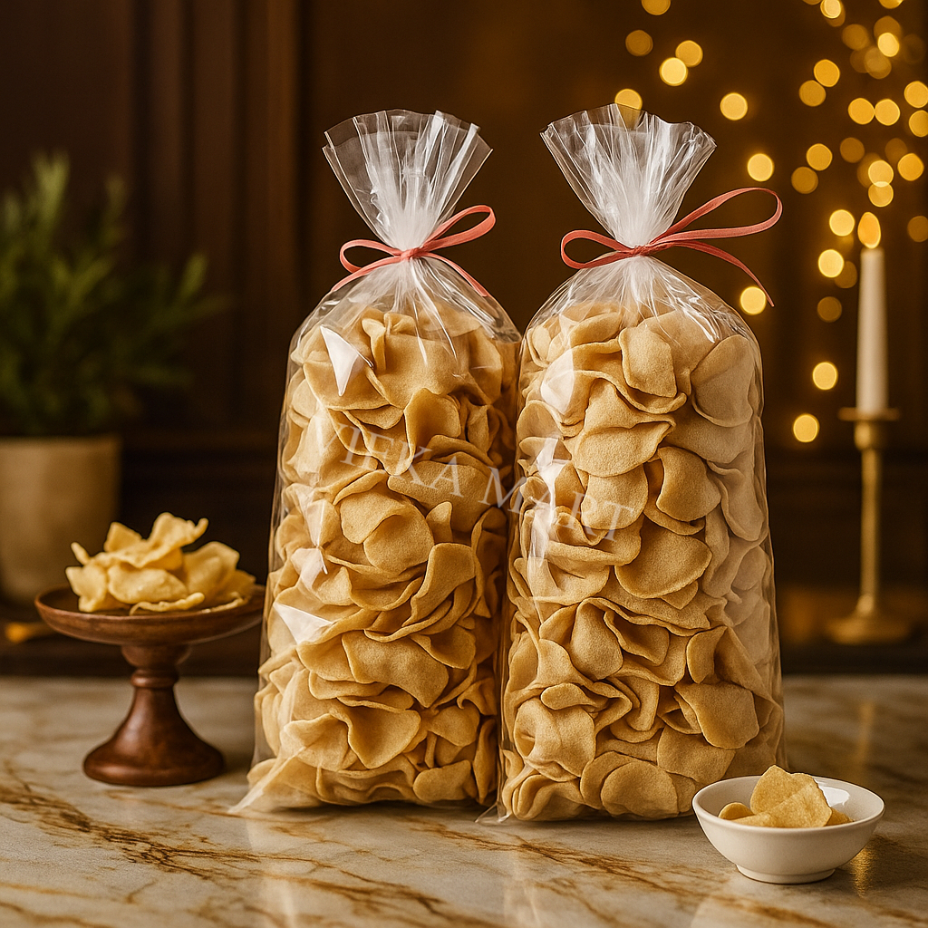 

Kerupuk Bawang Oven kemasan 500g
