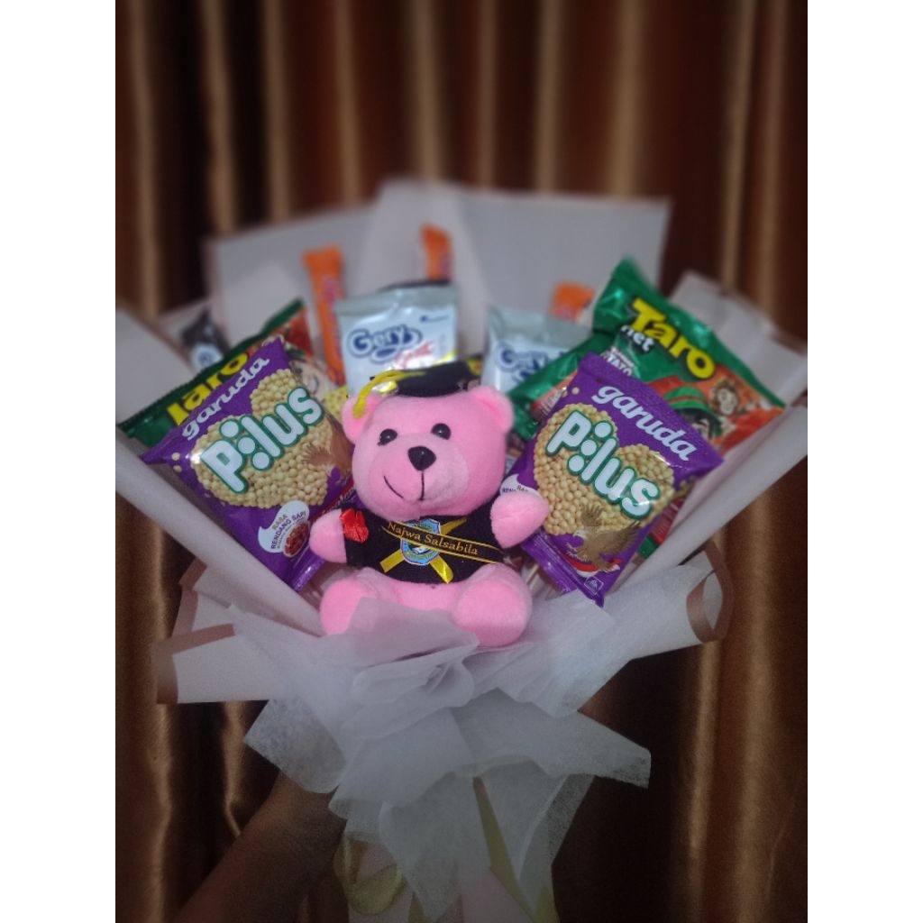 

buket Snack/ buket uang / buket bunga, Area Semarang bisa Gosend