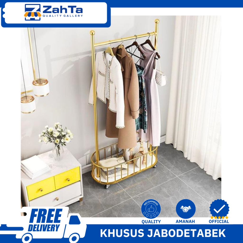 Rak Baju Aesthetic Industrial/Rak Baju/Rak Pajangan Baju