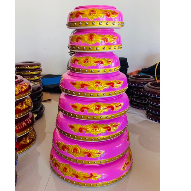 qasidah lasqi 1set 8 susun & 10 susun + 2 tamborin rebana hadroh musik religi