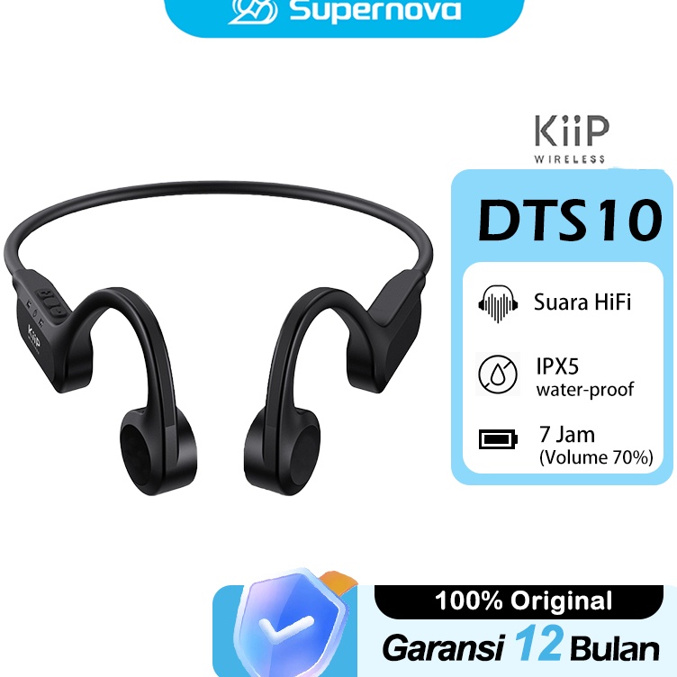 KODE F49T KiiP Wireless DTS1 Bone Conduction Earphone Headset Bluetooth Headphone