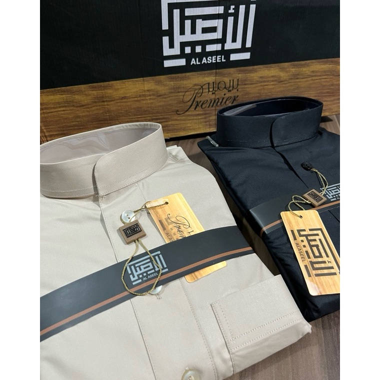 KODE A42O GAMIS SAUDI PREMIER  AL ASEEL NON MANSET  JUBAH AL ASEEL
