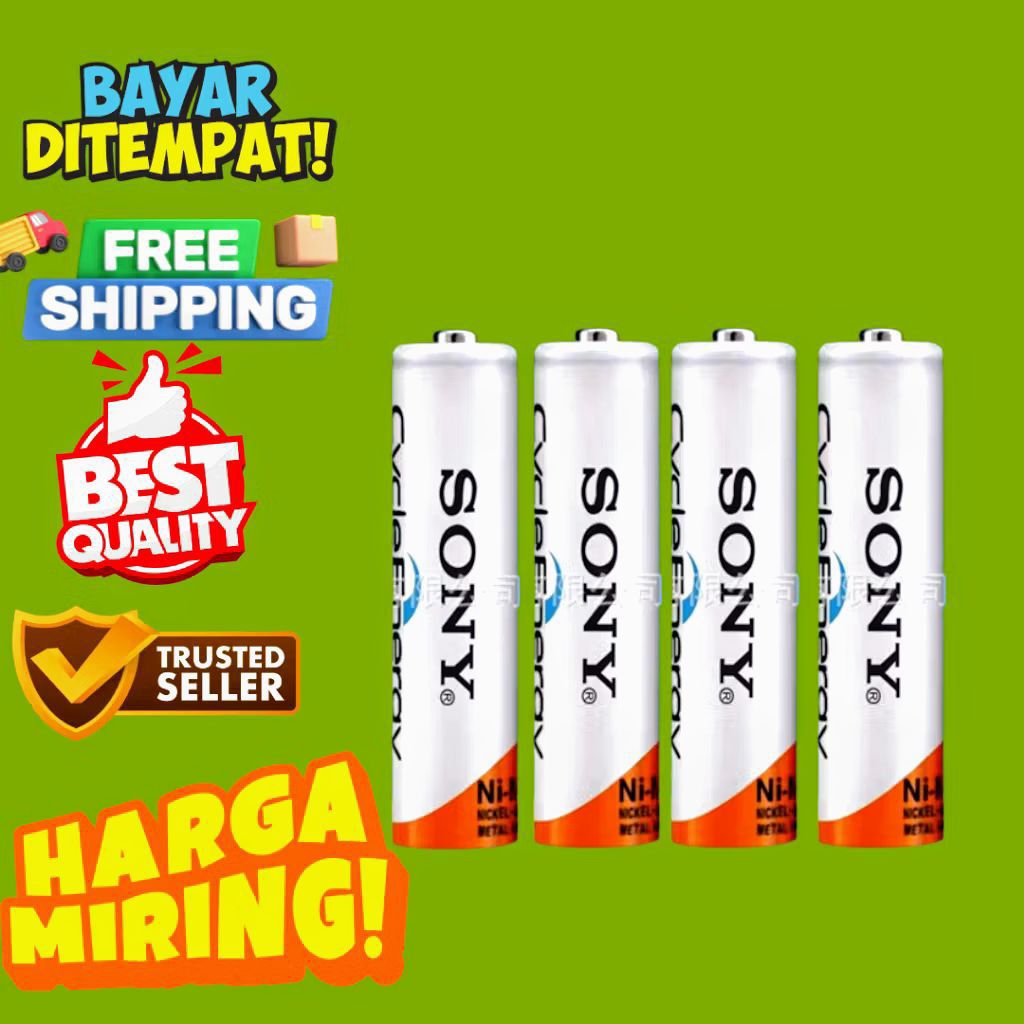 batrei AA ces ulang Sony 4800mah 1 pcs