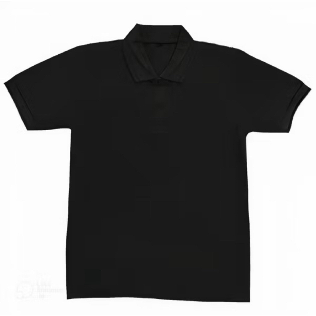 PRELOVED KAOS POLO HITAM KAOS BERKERAH