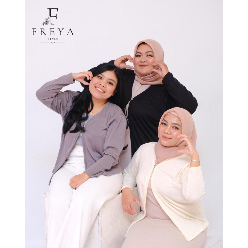 RAYA CARDIGAN LENGAN PANJANG BIGSIZE JUMBO KOREAN OUTER DAILY HIJAB